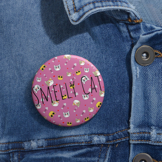 Smelly Cat - 2.25" Enamel Pin